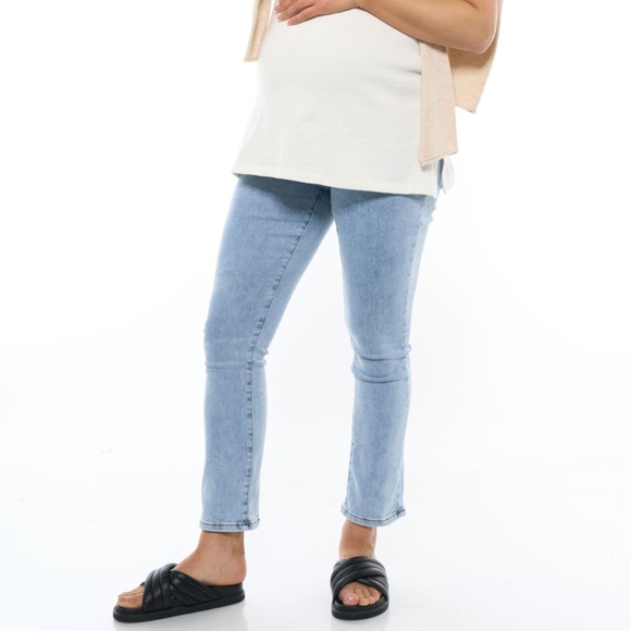 In Step Slim Straight Jean (Maternity) - Picture 1 of 4